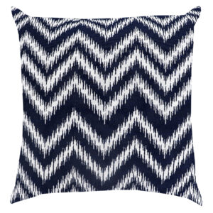 ALMOFADA CHEIA JACQUARD - MISSIONE AZUL MARINHO 43X43