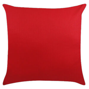 CAPA DE ALMOFADA ALGODÃO - LISO VERMELHO