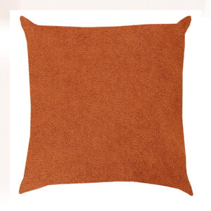 CAPA DE ALMOFADA BOUCLE ALASKA - TERRACOTA