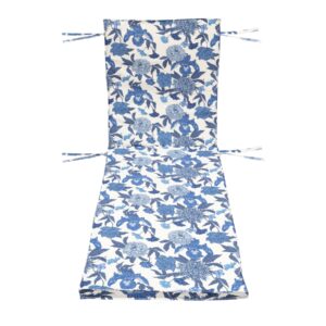 COLCHÃO ACQUA - FLORAL AZUL