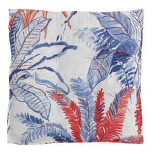 FUTON ALTO - SUMMER HAVAI FLORAL AZUL
