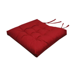 ASSENTO ALTO - VELUDO LISO VERMELHO