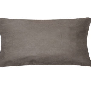 ALMOFADA CHEIA SUEDE LISO - CINZA 30X50